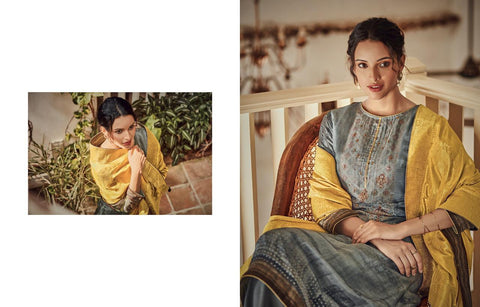 Varsha Launched Bagh Silk Heavy Printed Fancy Designer Salwar Kameez