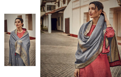 Varsha Launched Bagh Silk Heavy Printed Fancy Designer Salwar Kameez