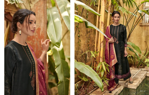 Varsha Launched Bagh Silk Heavy Printed Fancy Designer Salwar Kameez