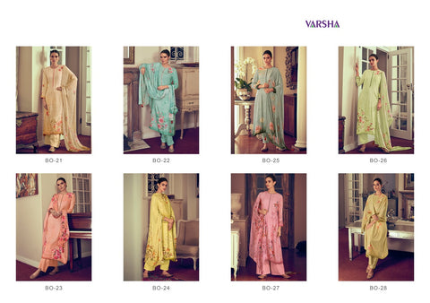 VARSHA THE BRIGHT ORCHID COCO LAWN WITH KNOT WORK DIGITAL PRINT SUIT