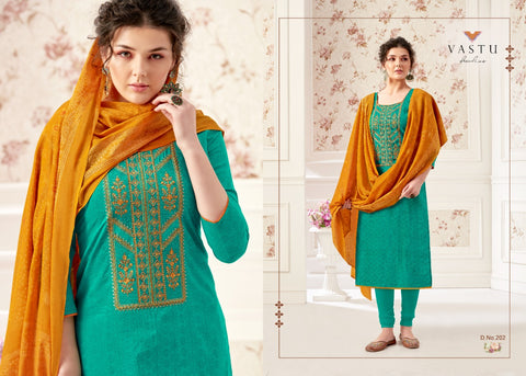 Vastu Tex Netra Lawn Cotton Fabric Casual Wear Printed Salwar Suit