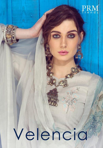PRM Trendz Presents Velencia Lawn Printed Fancy Designer Salwar Suits