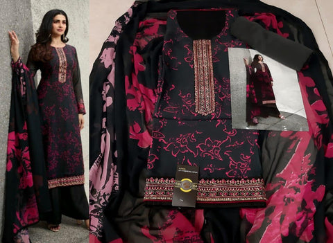 Vinay Fashion Launched Silkina Silk Crape Fancy Designer Salwar Suits