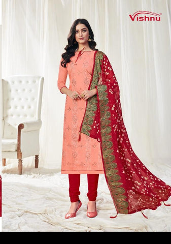 Vishnu Impex Bandhej Modal Silk Fancy Designer Salwar Suit