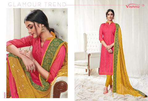 Vishnu Impex Bandhej Modal Silk Fancy Designer Salwar Suit