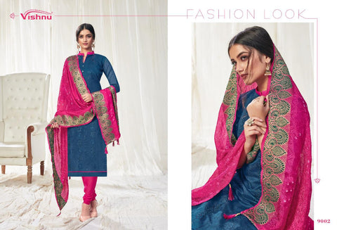 Vishnu Impex Bandhej Modal Silk Fancy Designer Salwar Suit