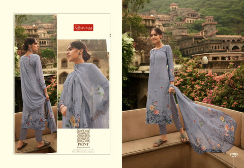 Vishwam Presents Cafe Latte Vol 9 Crape Printed Fancy Designer Salwar Kameez
