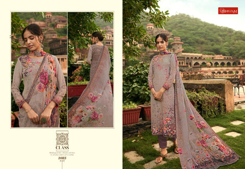 Vishwam Presents Cafe Latte Vol 9 Crape Printed Fancy Designer Salwar Kameez