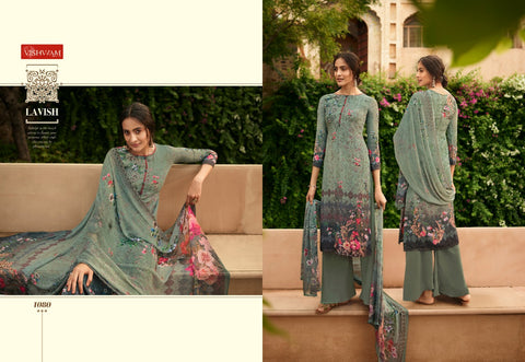 Vishwam Presents Cafe Latte Vol 9 Crape Printed Fancy Designer Salwar Kameez