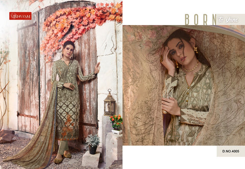 Vishwam Fabrics Presents Black Wine Crape Fancy Designer Salwar Suits