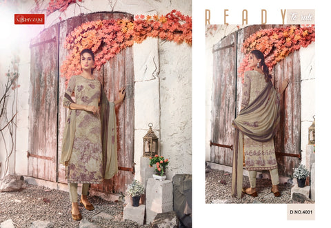 Vishwam Fabrics Presents Black Wine Crape Fancy Designer Salwar Suits