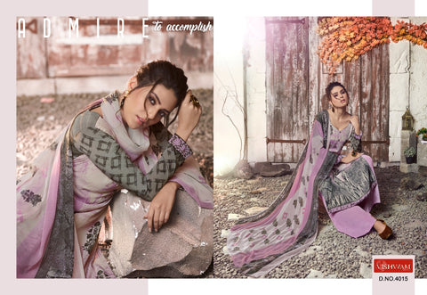 Vishwam Fabrics Presents Black Wine Crape Fancy Designer Salwar Suits