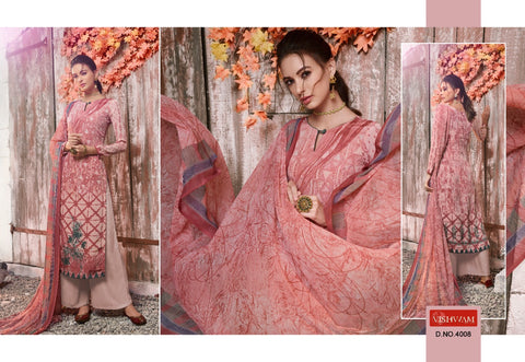 Vishwam Fabrics Presents Black Wine Crape Fancy Designer Salwar Suits