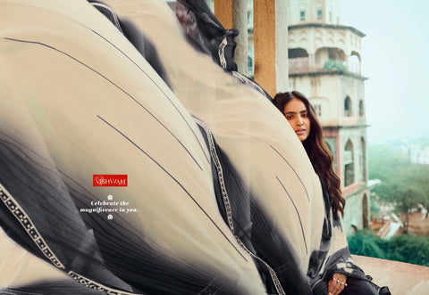 Vishwam Fabrics Presents Cappuccino 4 Designer Printed Crape Fancy Designer Salwar Suits
