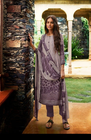 Vishwam Fabrics Presents Cappuccino 4 Designer Printed Crape Fancy Designer Salwar Suits