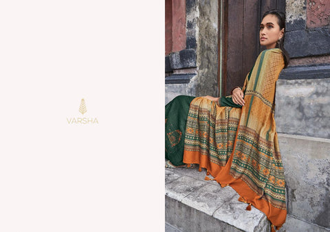 Varsha Presents Zaira Pashmina Printed Embroidery Work Fancy Designer Salwar Suits