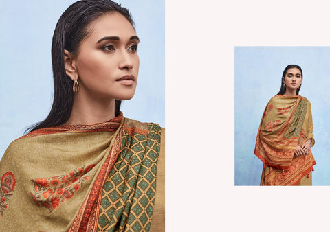 Varsha Presents Zaira Pashmina Printed Embroidery Work Fancy Designer Salwar Suits