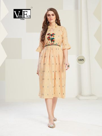 below 200 Long kurti Kurta kurtis stylish cotton straight design anarkali  georgette reyon rayon cottan trendy