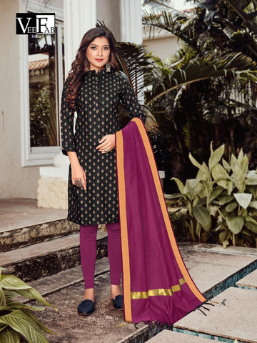 Vee Fab Launched Saga Pure Cotton Printed Casual Wear Kurtis Collections