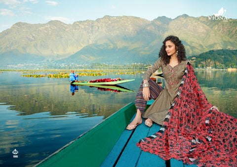 Viona Suits Presents Adaa Pashmina Embroidery Work Fancy Designer Salwar Suits