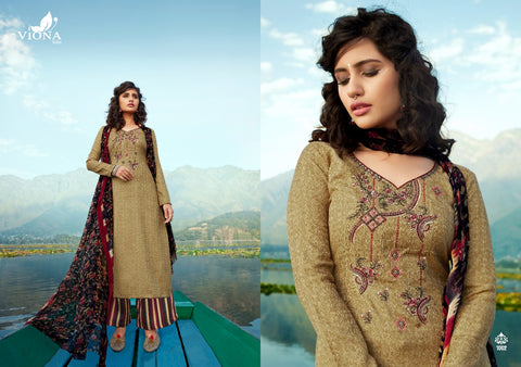 Viona Suits Presents Adaa Pashmina Embroidery Work Fancy Designer Salwar Suits
