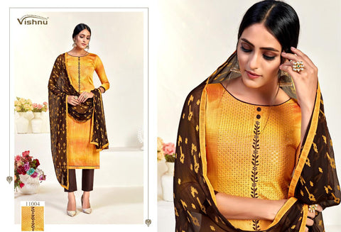 Vishnu Impex Presents Dermy Cool Vol 15 Silk Fancy Designer Salwar Suits
