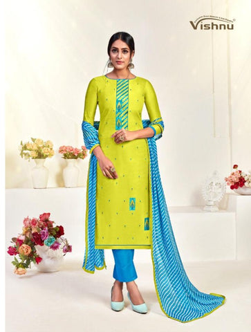 Vishnu Impex Presents Dermy Cool Vol 15 Silk Fancy Designer Salwar Suits