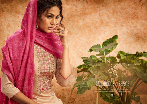 KAPIL FAB BRINGS DIVAA JAM COTTON OCCASIONAL WEAR DRESS MATERIAL