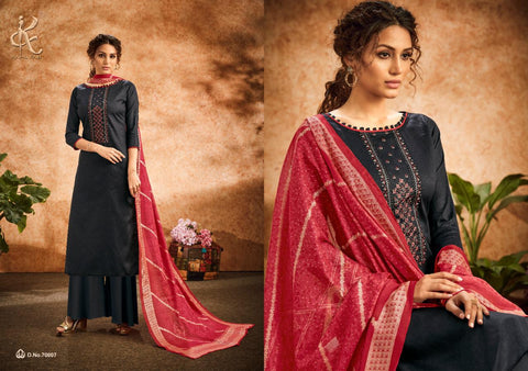 KAPIL FAB BRINGS DIVAA JAM COTTON OCCASIONAL WEAR DRESS MATERIAL