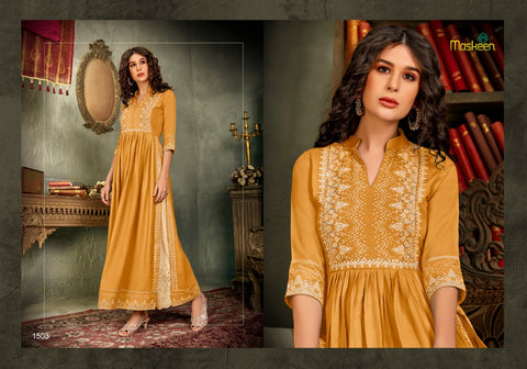Maskeen Ji Presents Nazneen Designer Salwar Kurtis