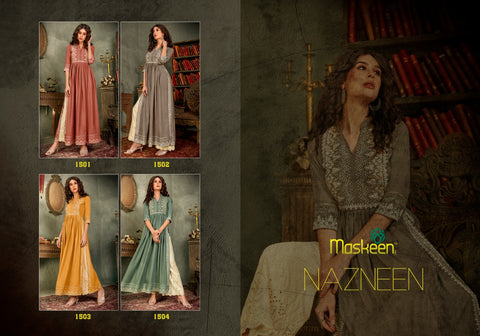 Maskeen Ji Presents Nazneen Designer Salwar Kurtis