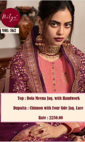 Lt Fabrics Nitya Vol 162 Designer Salwar Suits In Fancy