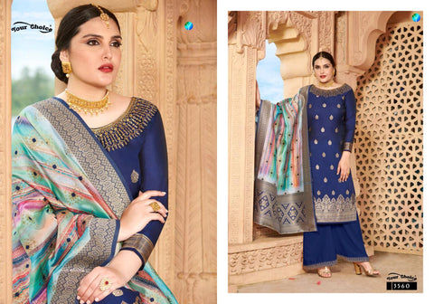 Your Choice Presents Ethnic Dola Silk Fancy Designer Salwar Suits