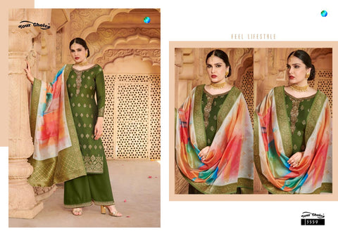 Your Choice Presents Ethnic Dola Silk Fancy Designer Salwar Suits