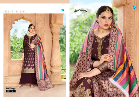 Your Choice Presents Ethnic Dola Silk Fancy Designer Salwar Suits