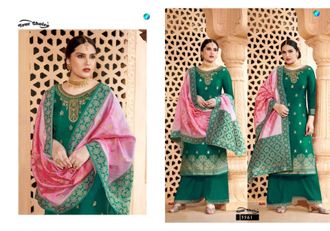 Your Choice Presents Ethnic Dola Silk Fancy Designer Salwar Suits