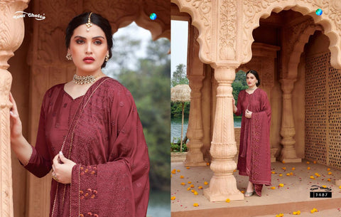 Your Choice Presents Magnet Chinon Fabric Fancy Designer Salwar Suits