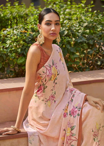 Shangrila Creation Presents Yashika Soft Silk Satin Printed Fancy Designer Sarees