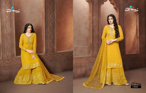 Your Choice Presents Sanober Georgette Embroidery Work Fancy Designer Salwar Suits