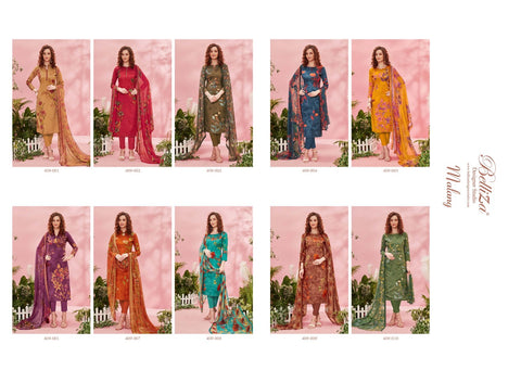 BELLIZA DESIGNER STUDIO PRESENT MALANG HEAVY RAYON DIGITAL PRINT DRESS