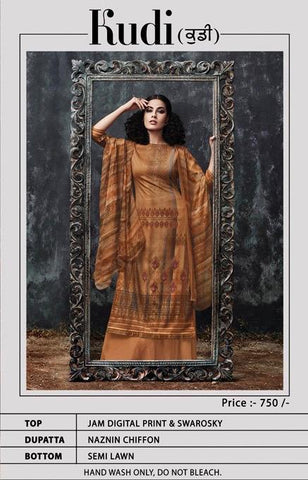 Fiona By Zeeya Presents Kudi Jam Silk Printed Fancy Designer Salwar Suits