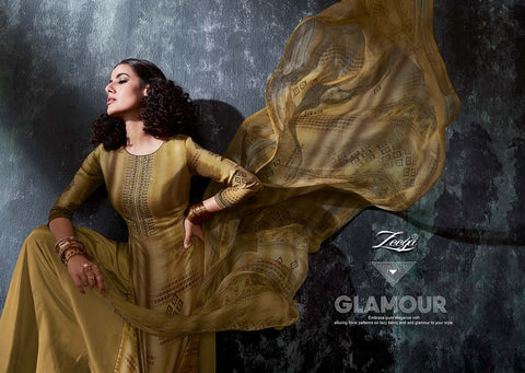 Fiona By Zeeya Presents Kudi Jam Silk Printed Fancy Designer Salwar Suits