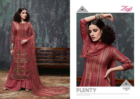 Fiona By Zeeya Presents Kudi Jam Silk Printed Fancy Designer Salwar Suits