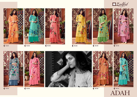 Zulfat Designer Suits Adah Vol 2 Cotton Printed Desginer Salwar Kameez