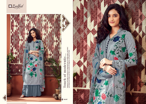 Zulfat Designer Suits Adah Vol 2 Cotton Printed Desginer Salwar Kameez