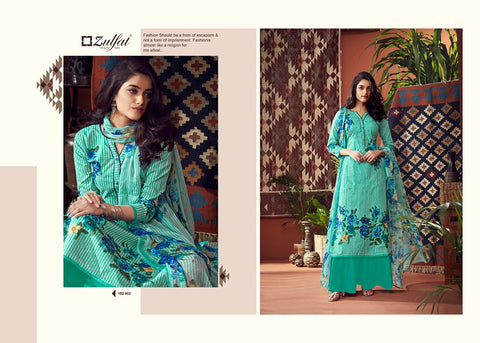 Zulfat Designer Suits Adah Vol 2 Cotton Printed Desginer Salwar Kameez
