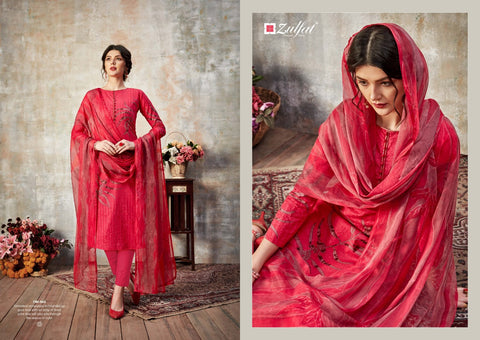 Zulfat Present Florence Casual Cotton Designer Printed Salwar Suits