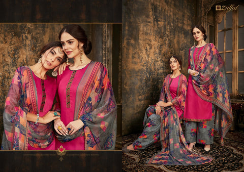ZULFAT DESIGNER SUIT MOHINI KASHMIRI STYLE SALWAR SUITS COLLECTION