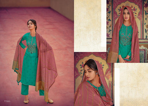 Deepsy Suit Presents Zariah Pashmina Printed Embroidery Work Fancy Designer Salwar Kameez