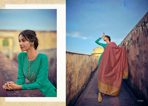 Deepsy Suit Presents Zariah Pashmina Printed Embroidery Work Fancy Designer Salwar Kameez